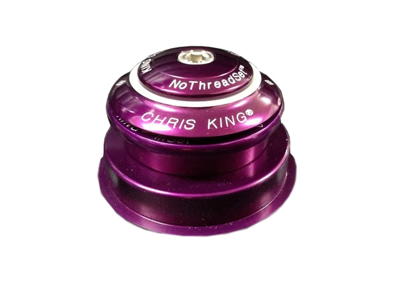 purple chris king headset