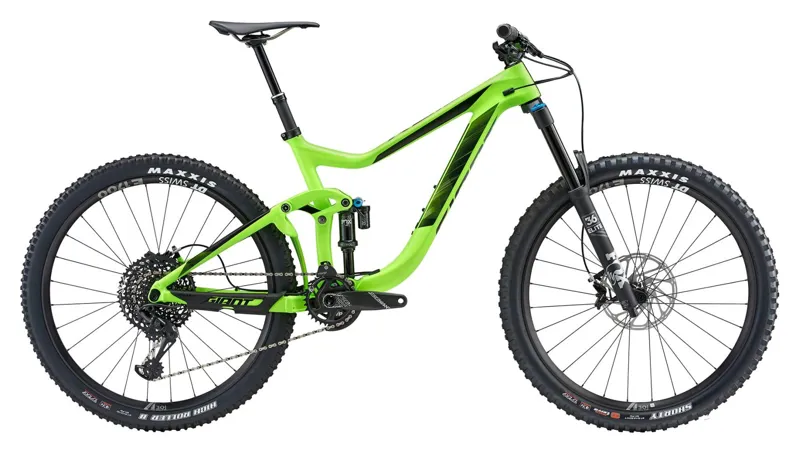 neon green mountain bike