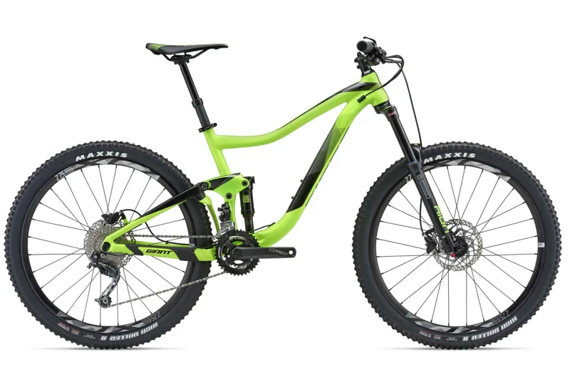 green full suspension mountain bikes