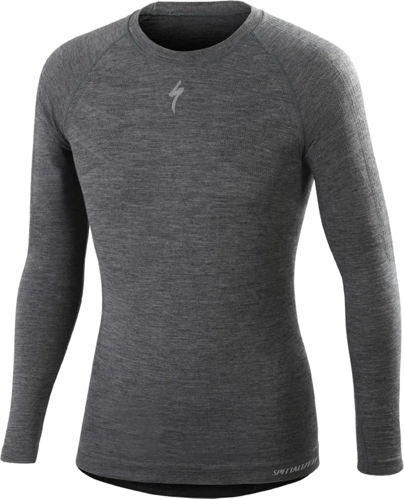 2018 Specialized Merino Long Sleeved Underwear in Grey