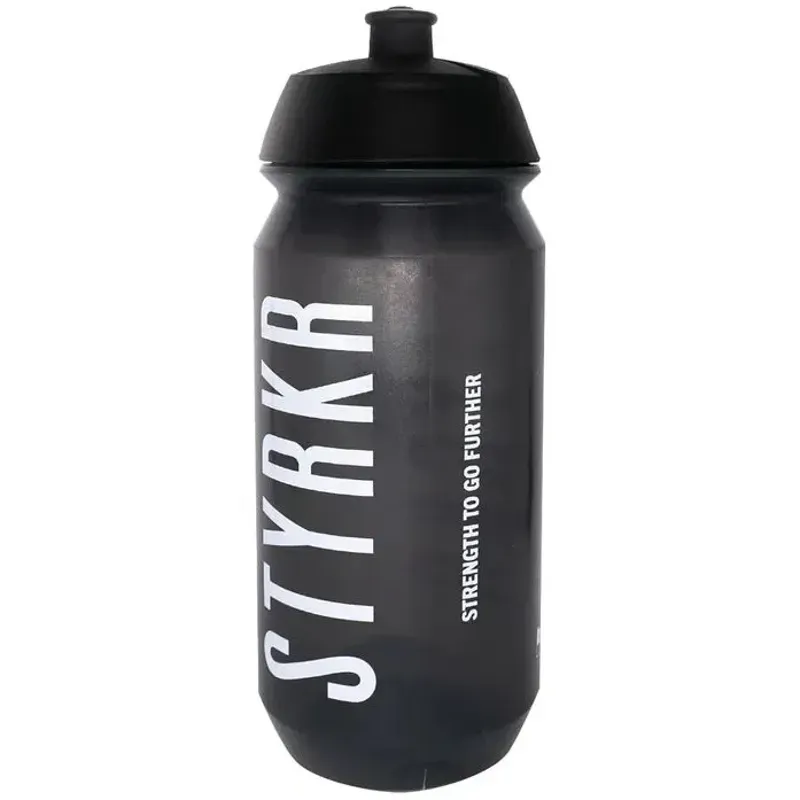 STYRKR - Water Bottle Transparent Black 500ml