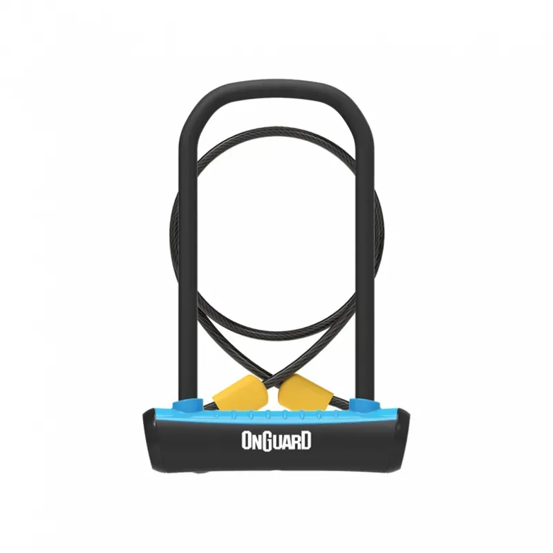 OnGuard Neon U-Lock + Cable Blue
