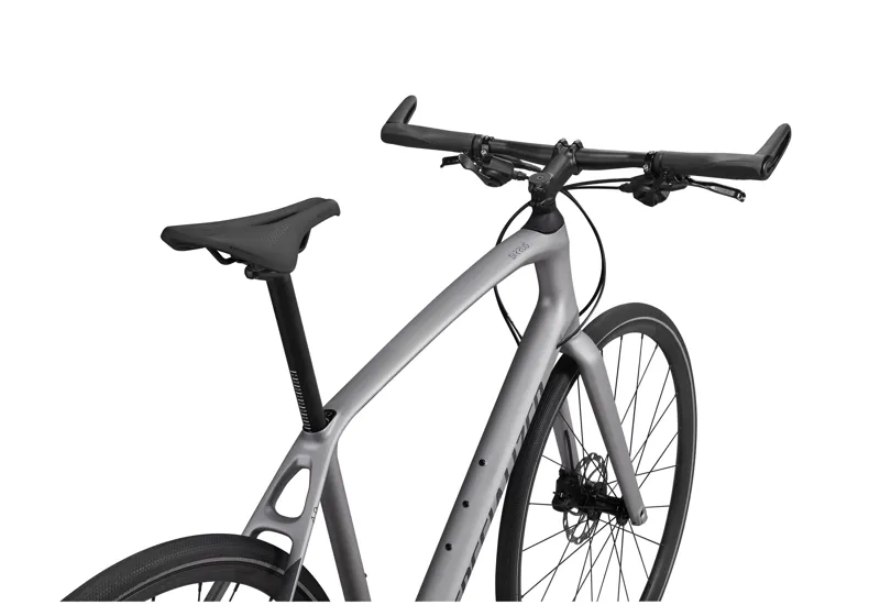 2021 Specialized Sirrus 4.0 Carbon Hybrid Bike in Silver-2