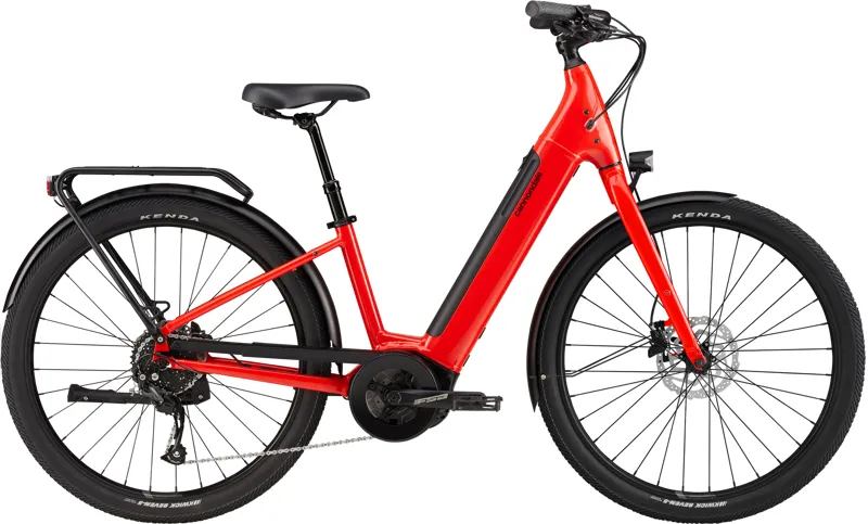 Cannondale Adventure Neo 3.1 EQ 2021 Electric Bike Rally Red