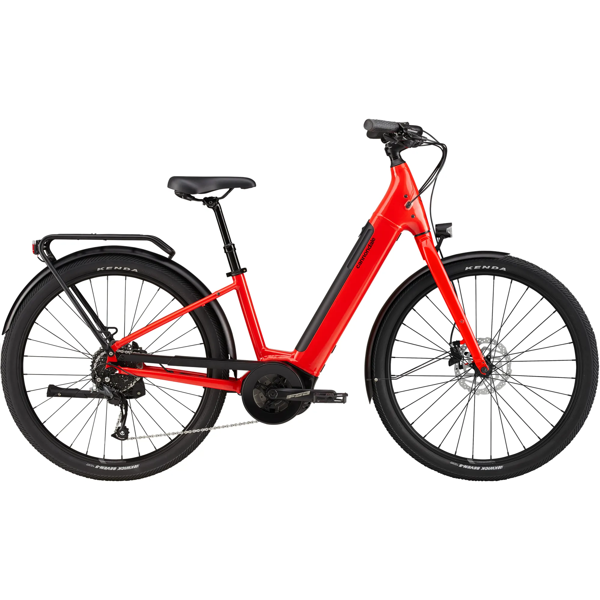 Cannondale Adventure Neo 3.1 EQ 2021 Electric Bike Rally Red