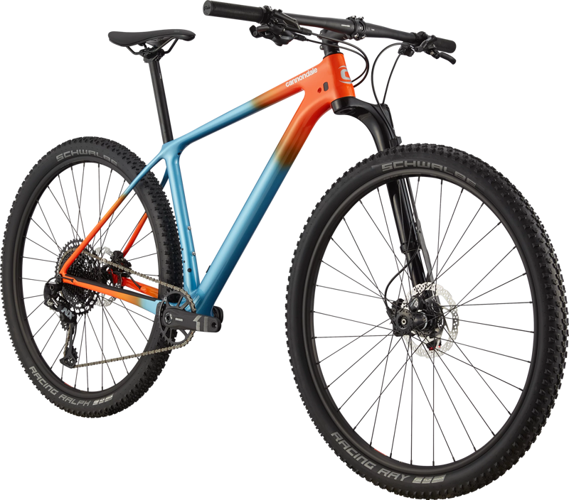 2021 Cannondale F-Si Carbon 4 Mountain Bike in Blue-1