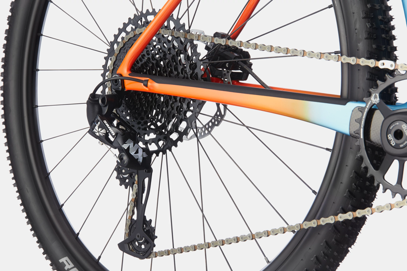 2021 Cannondale F-Si Carbon 4 Mountain Bike in Blue-5