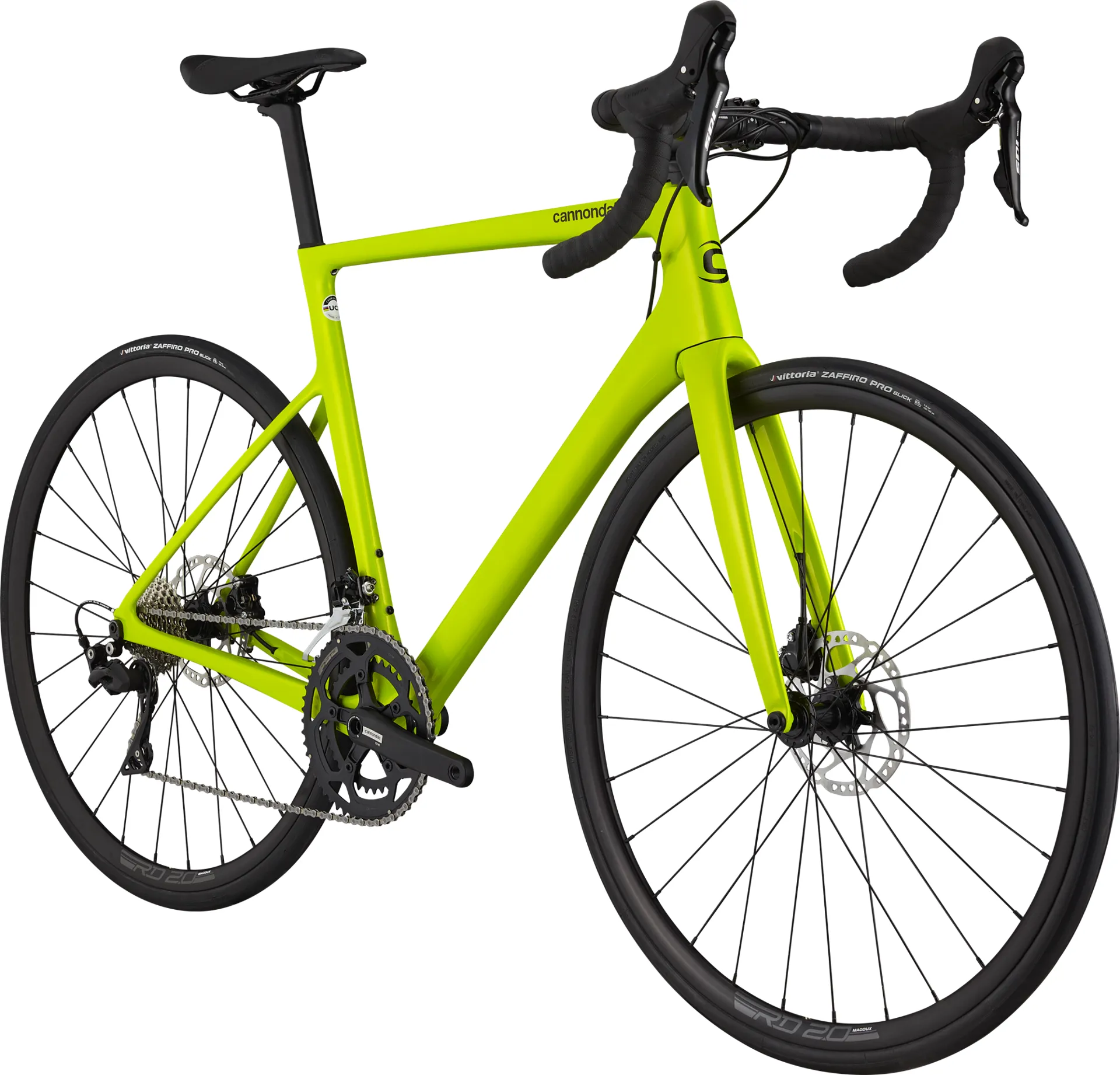 2021 Cannondale SuperSix EVO Carbon Disc 105 Road Bike in Green