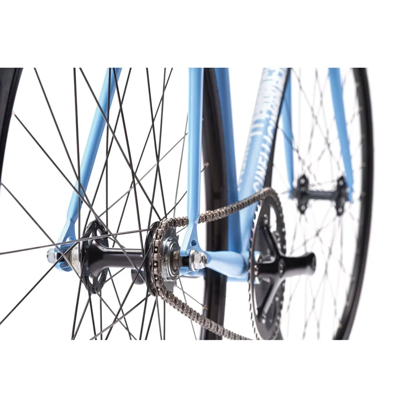 Cinelli Gazzetta Sky Blue Flat Bar Single Speed/ Fixed Bike Blue-6