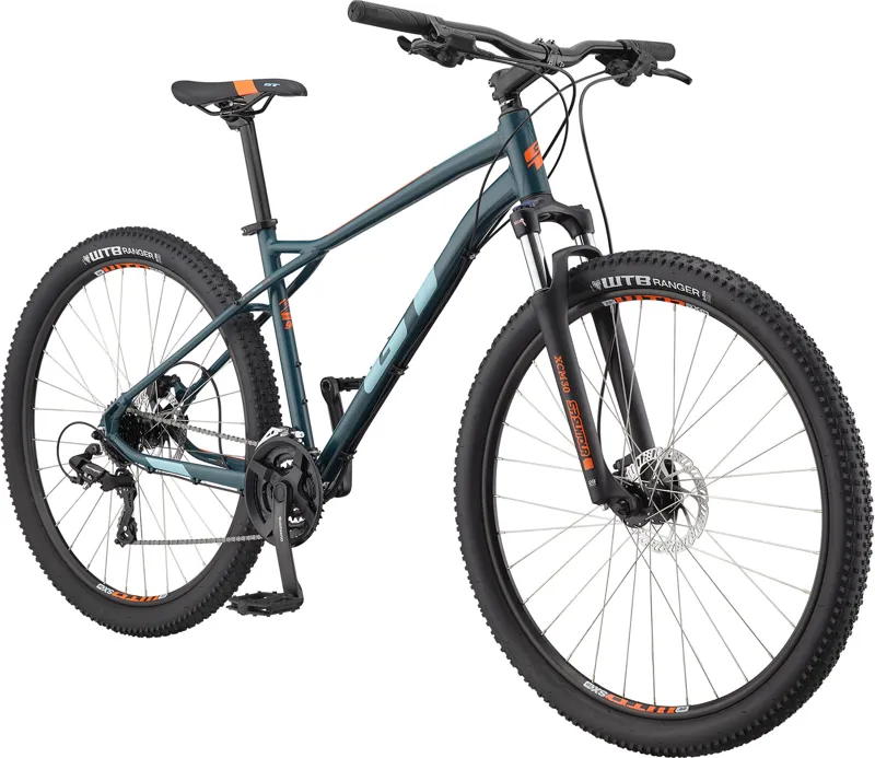 2021 GT Aggressor Expert Mountain Bike in Grey -2