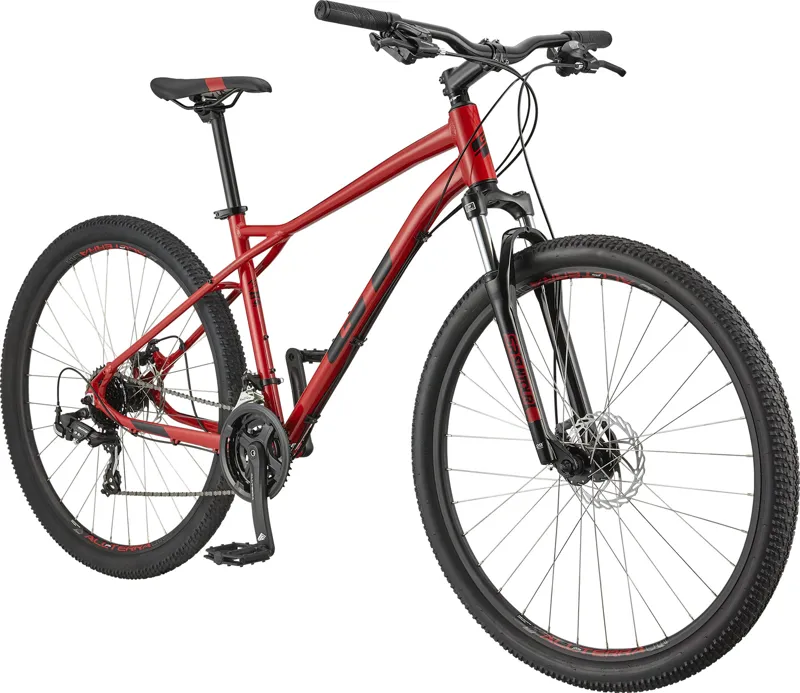 GT Aggressor Sport Mountain Bike Red-2