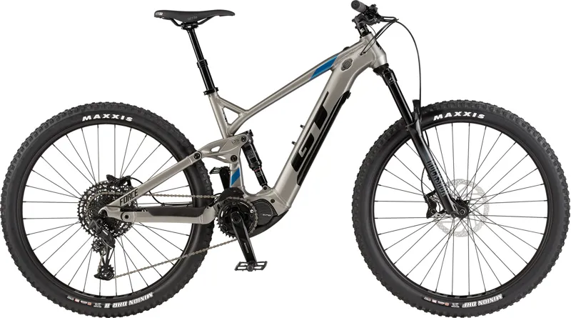 GT Force GT-E Amp Electric Full Suspension Mountain Bike Titanium