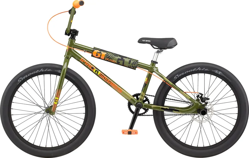 GT Pro Series Heritage 24 BMX Bike Green-2