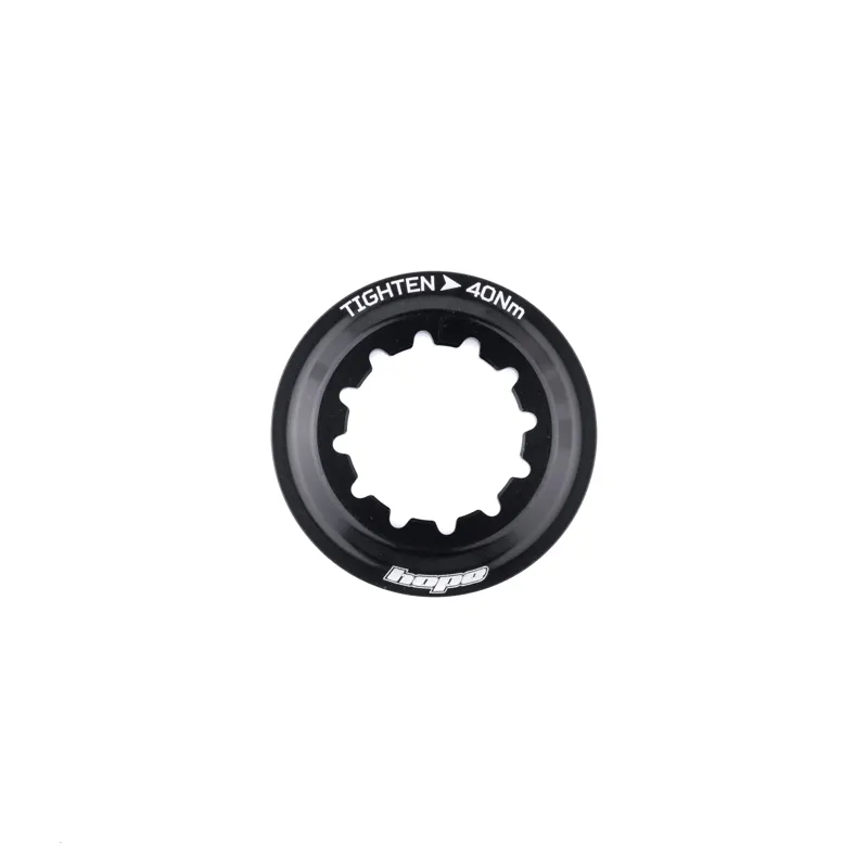 Hope Centre Lock Disc Lockring - Black