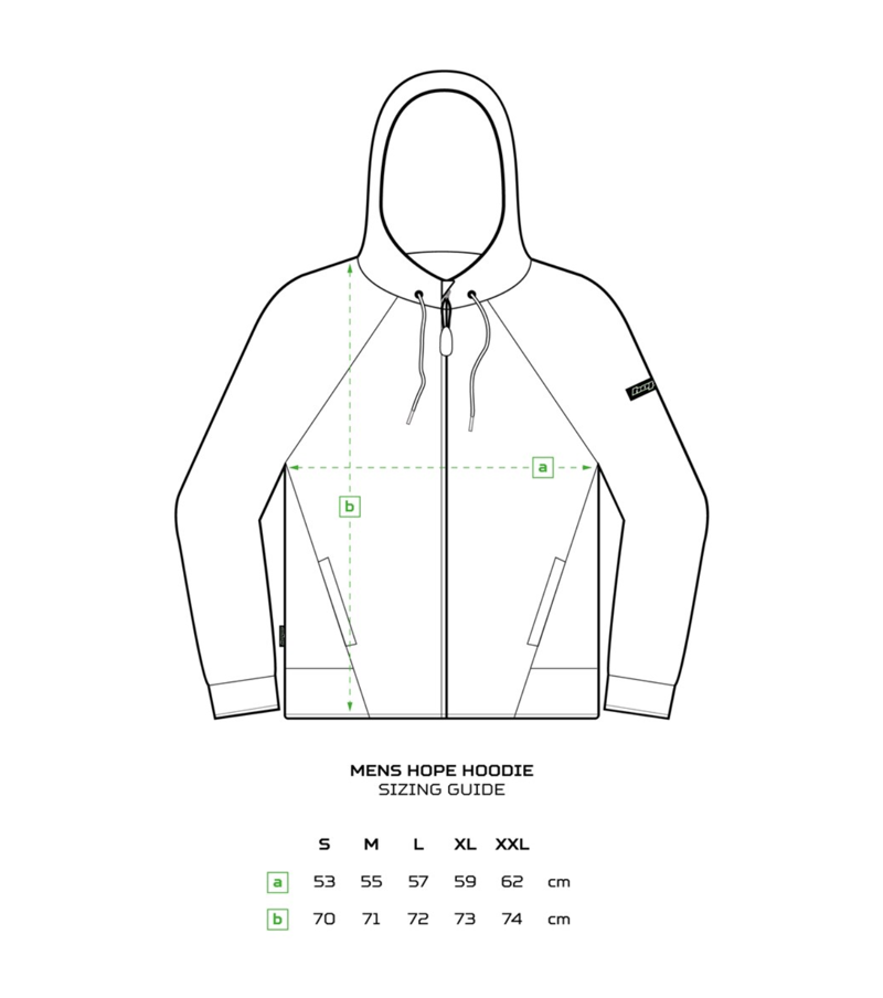Hope Hoodie - Mens Full Zip-8