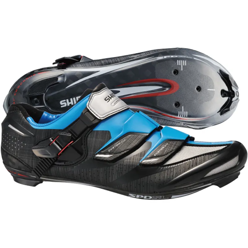 Shimano R241 SPD-SL Road shoes black / blue