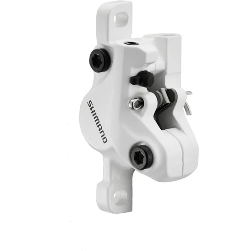 Shimano BR-M395 calliper, without rotor or adapters, post mount, white