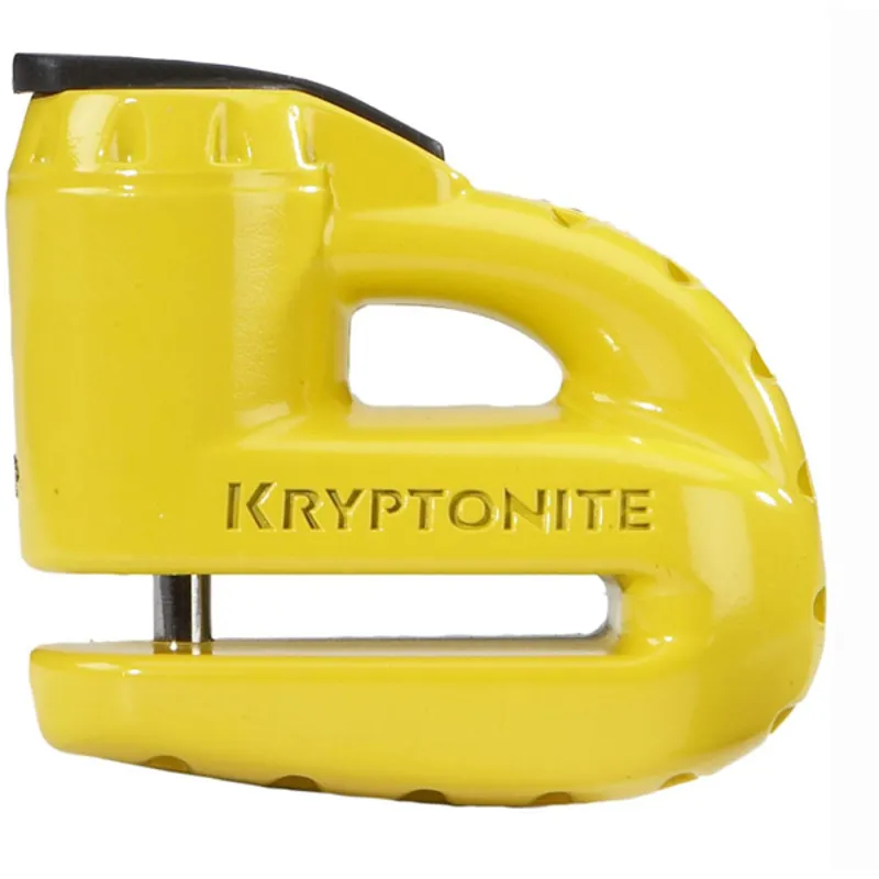Kryptonite Keeper 5-S disc lock with reminder cable - yellow-1