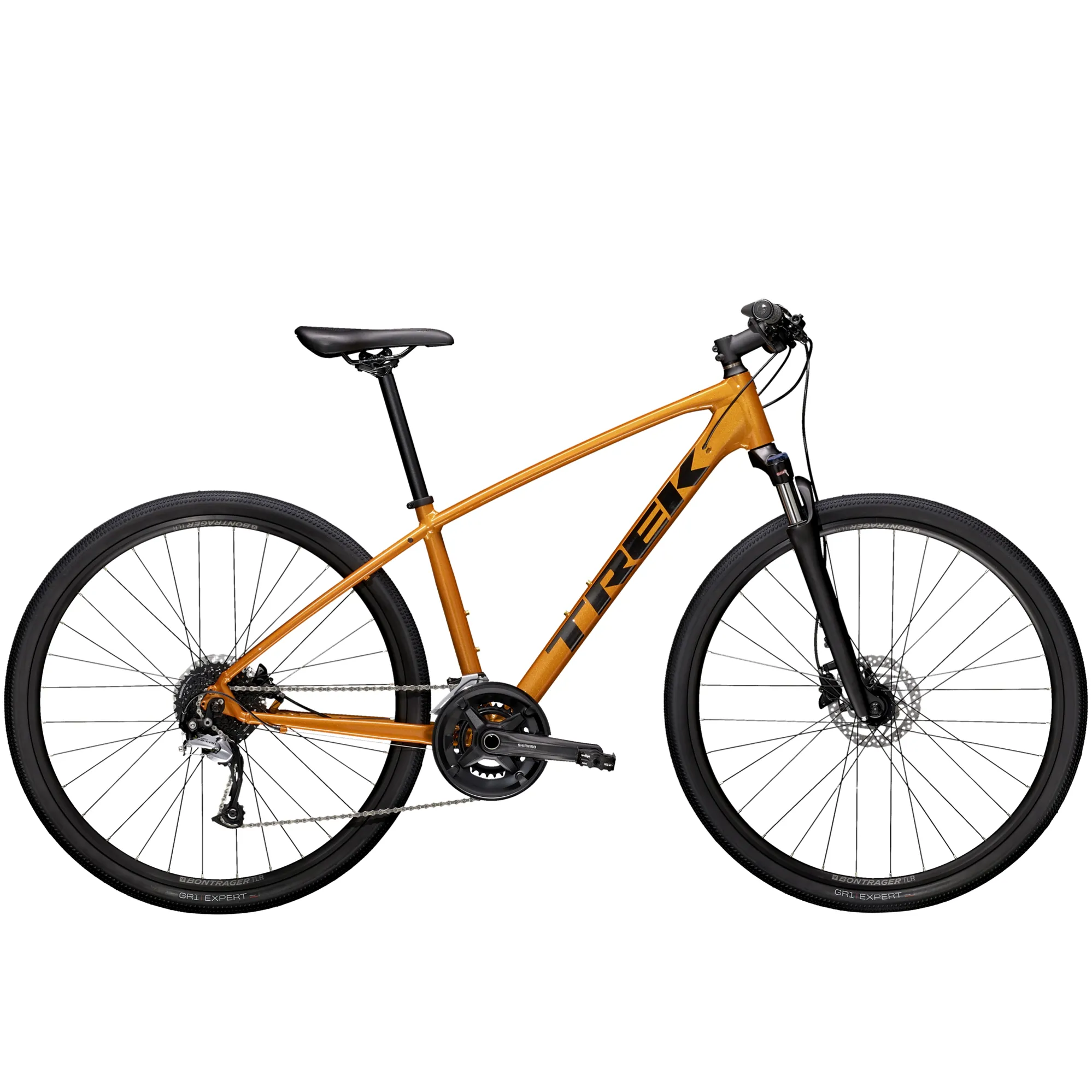 Trek Dual Sport 2021 Hybrid Bike Factory Orange - Main Image
