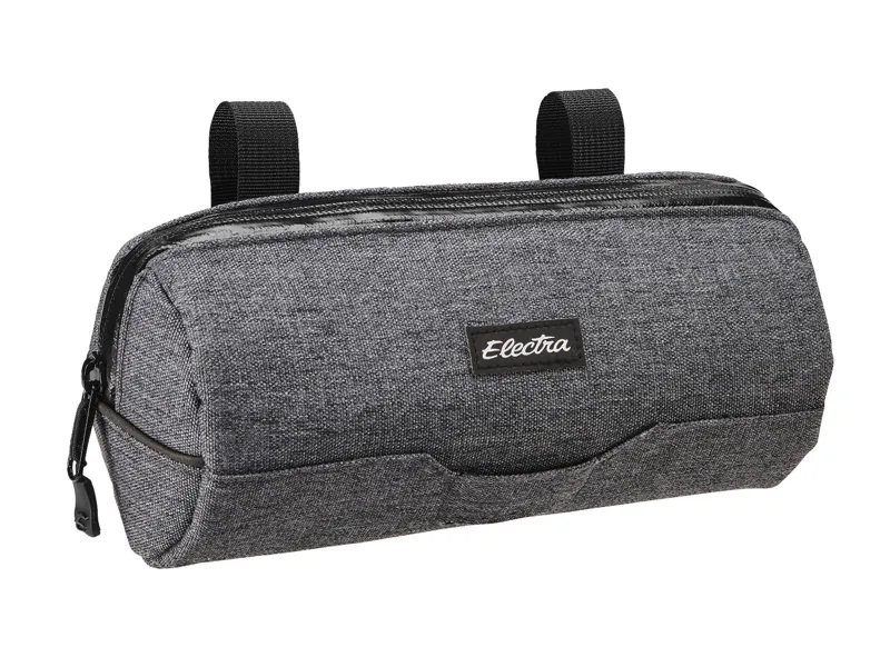 Electra Cylinder Handlebar Bag Heather Charcoal Grey