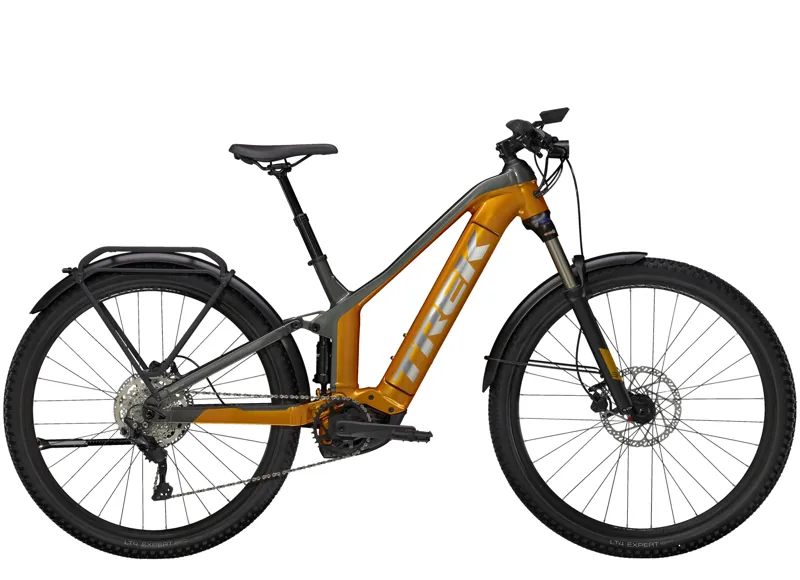 Trek Powerfly FS 4 Equipped 2021 Electric Bike Factory Orange Lit