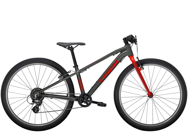 Trek Wahoo 26 inch Wheel 2022 Kids Bike Lithium Grey/Red
