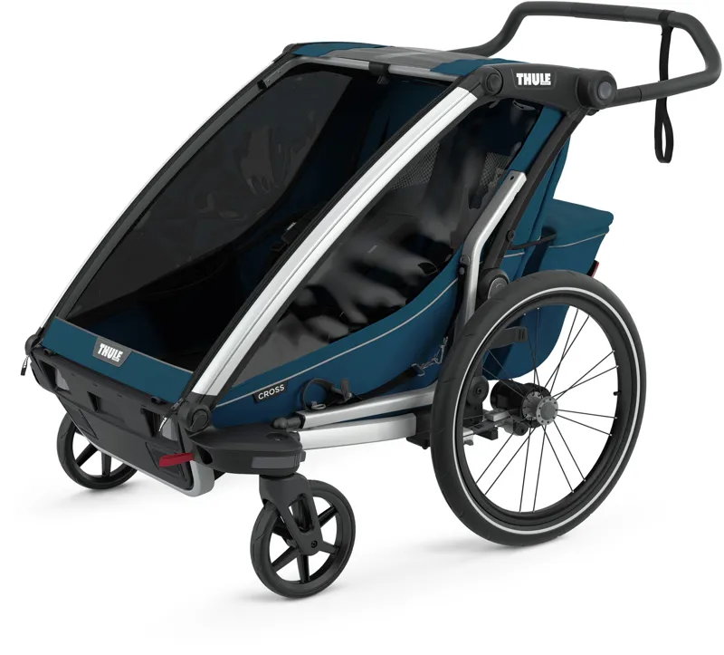 ThuleChariot Cross 2 U.K. certified child carrier with cycling and strolling kit-1