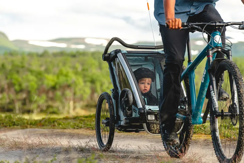 ThuleChariot Cross 2 U.K. certified child carrier with cycling and strolling kit-3