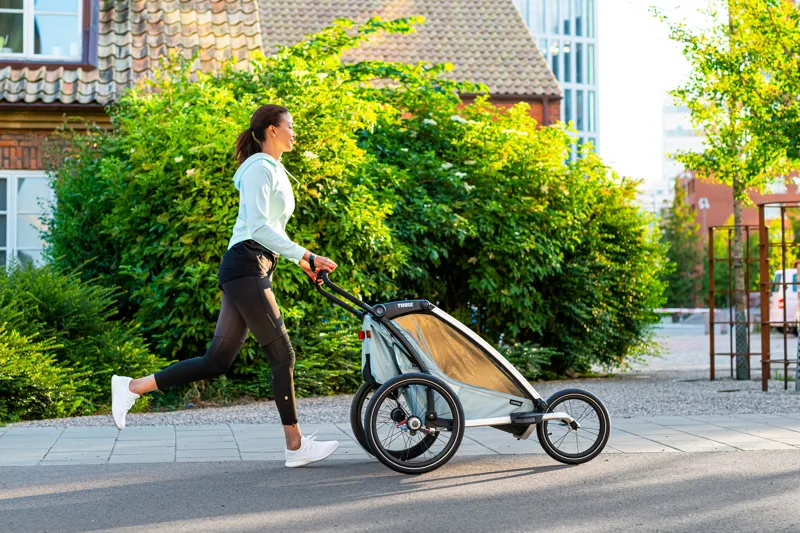 ThuleChariot Cross 2 U.K. certified child carrier with cycling and strolling kit-4