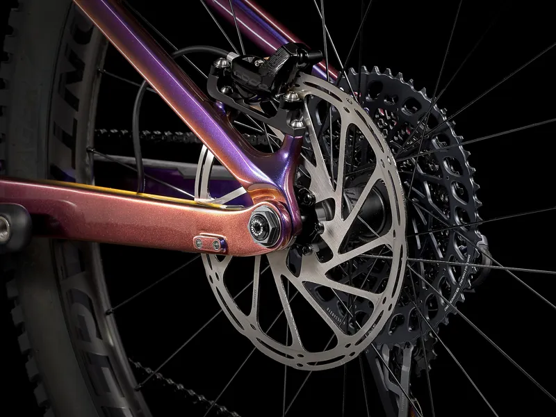 Trek Rail 9.9 X01 2021 Electric Mountain Bike Purple Phaze/ Raw Carbon-5