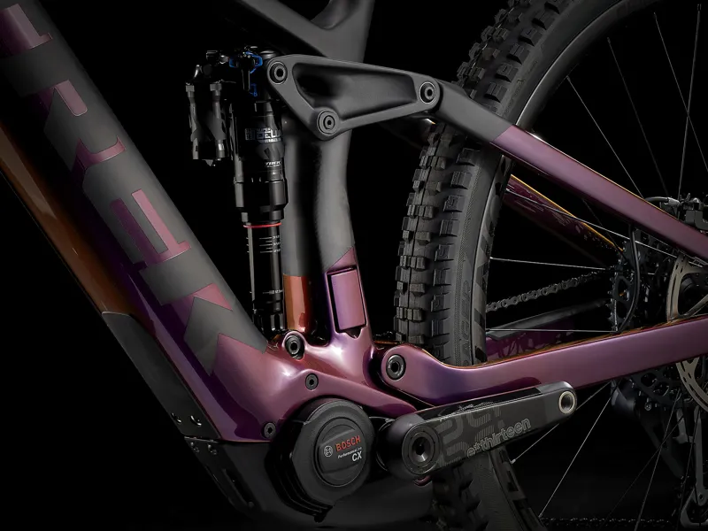 Trek Rail 9.9 X01 2021 Electric Mountain Bike Purple Phaze/ Raw Carbon-6