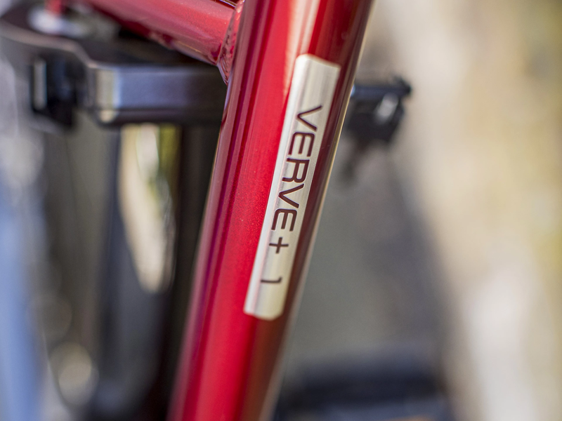 Trek Verve+ 1 Lowstep Electric Hybrid Bike in Red-5