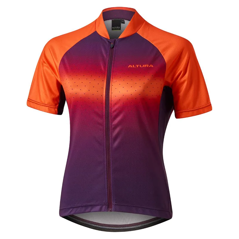 Orange Altura Airstream Short Sleeve Womens Cycling Jersey 