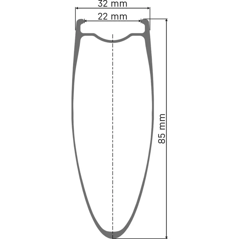 WHEL DT ARC11 WTS 85mm DB RR Black 700c-1