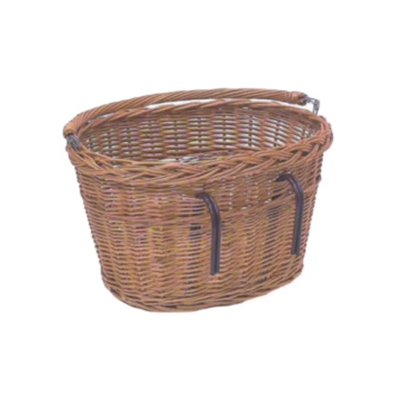 Basil Denver Oval Hook-On Front Basket Wicker