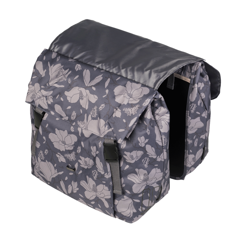 Basil Magnolia Rear Pannier Double Bag 35 litre Blackberry-1