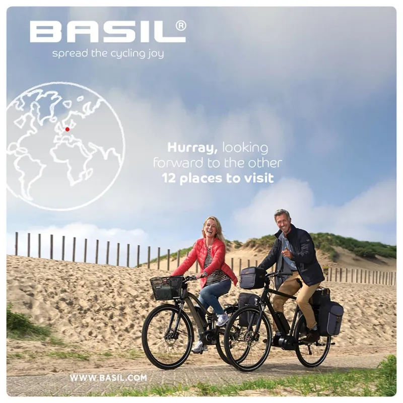 Basil Miles Daypack bike shoulder bike Backpack 17L black/grey-7