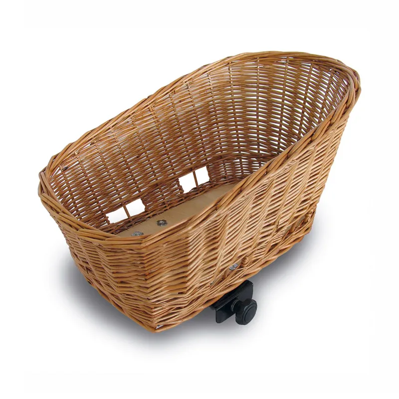 Basil Pasja System Elba Wicker Dog Basket Rear – Rack Mounting