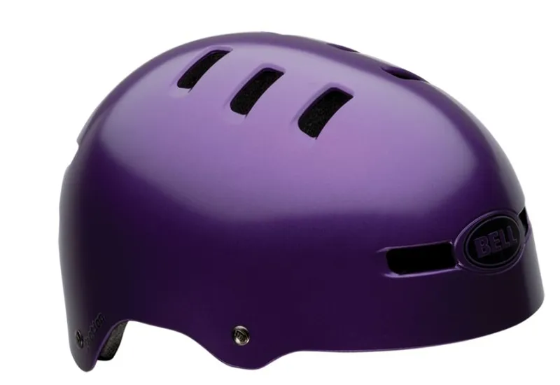Bell Faction Purple Solid Bike and Skate Helmet