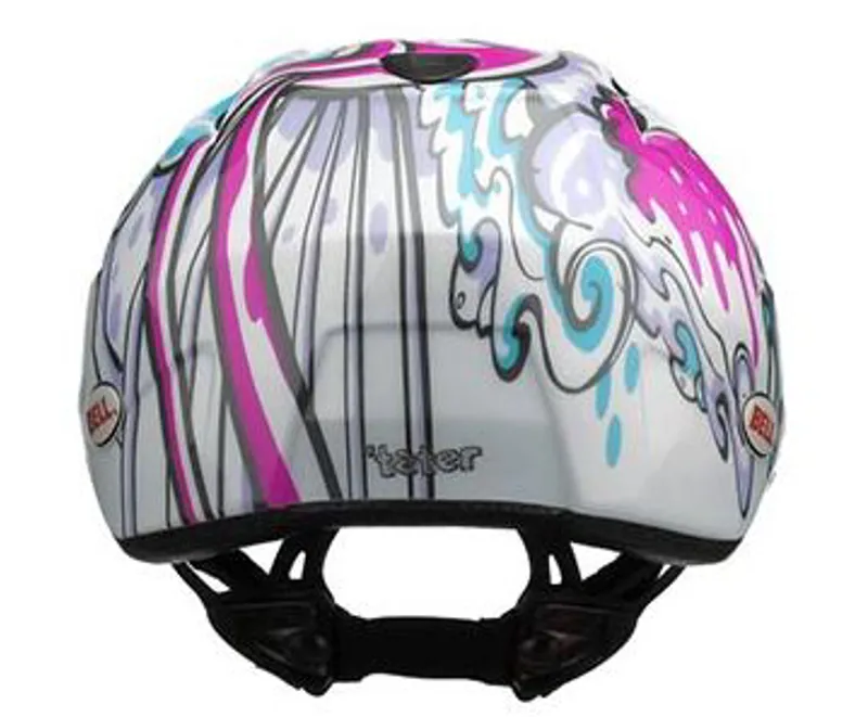 Bell Tater Purple / White / Magenta Collage Kids/ Childs Helmet-3