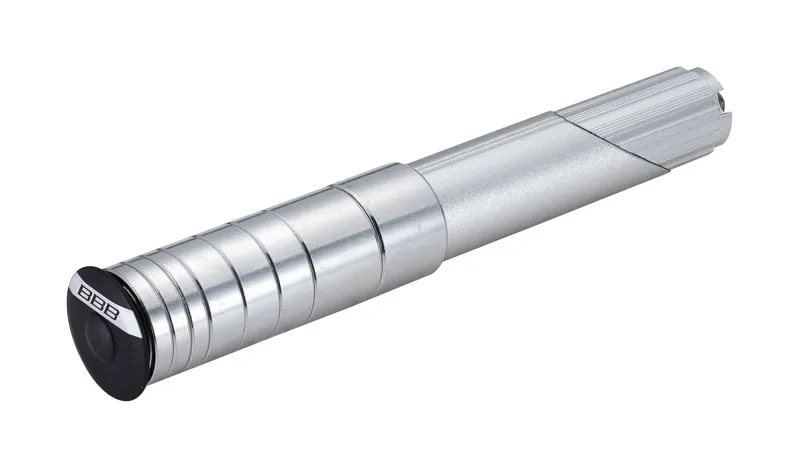 BBB Extender 25.4-22.2mm Steerer Tube Extender in Silver