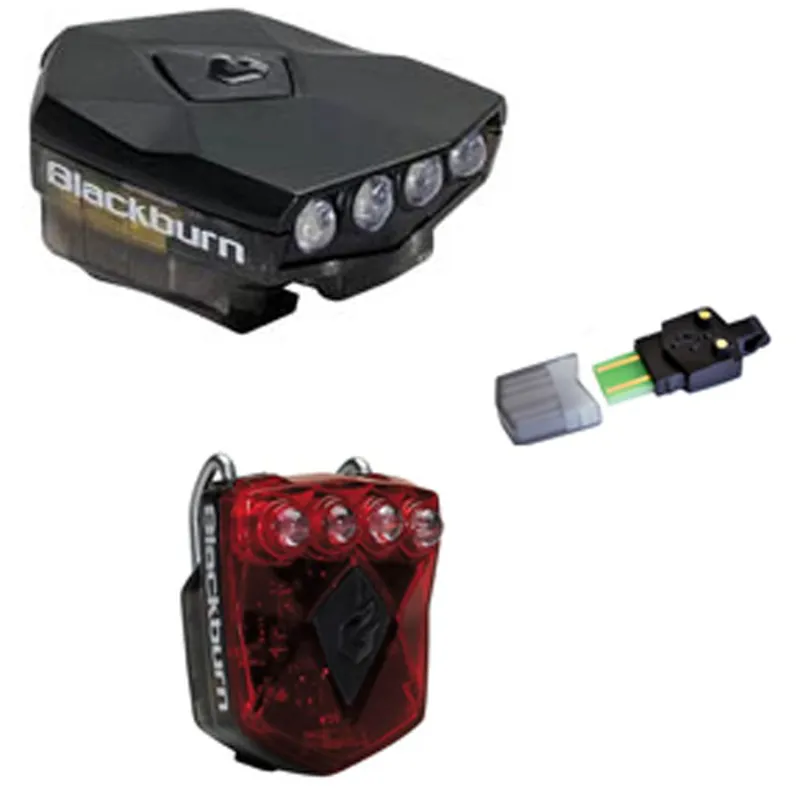 Blackburn Flea 2 front and rear lights twin pack with USB charger-1
