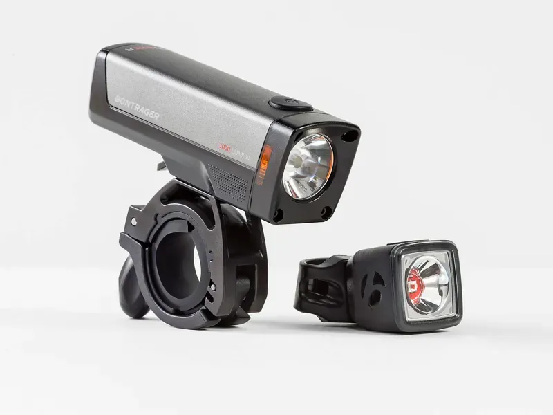 Bontrager Ion Elite R Front/Flare R City Rear Rechargeable Lights Grey