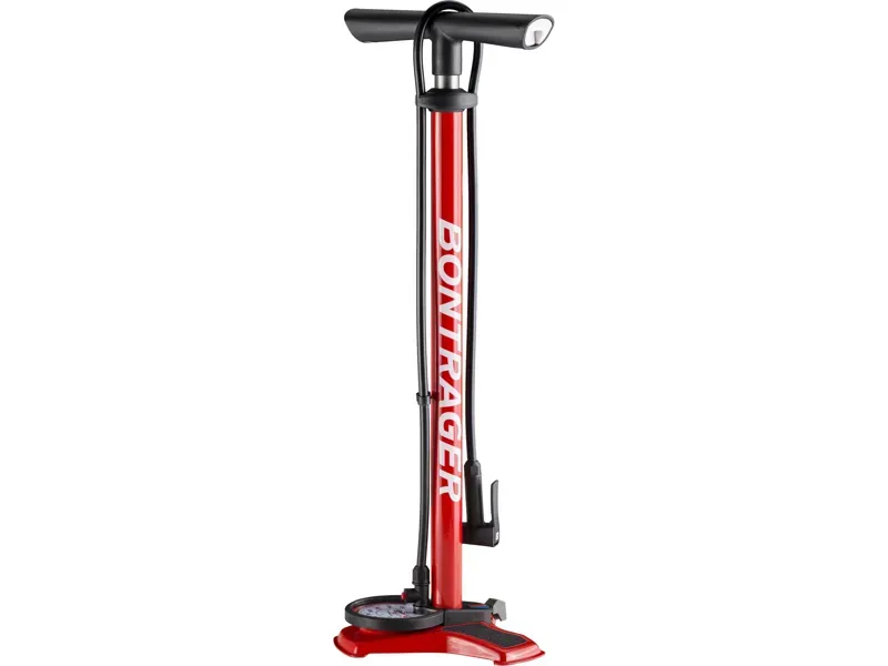Bontrager Dual Charger Track Pump in Red
