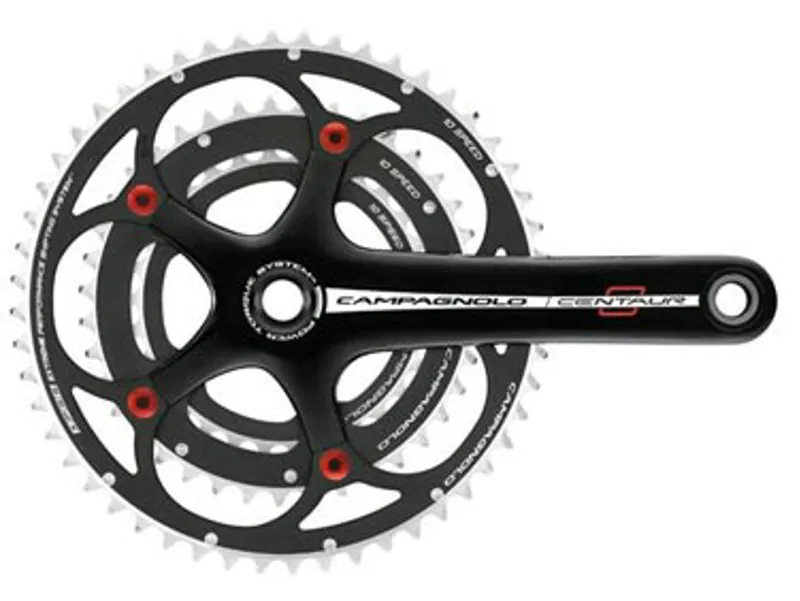 Campagnolo Centaur 10x Triple Red and Black Power-Torque Chainset