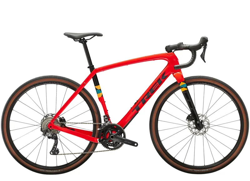 Trek Checkpoint SL 5 Gravel Bike in Radioactive Red/Nautical Navy