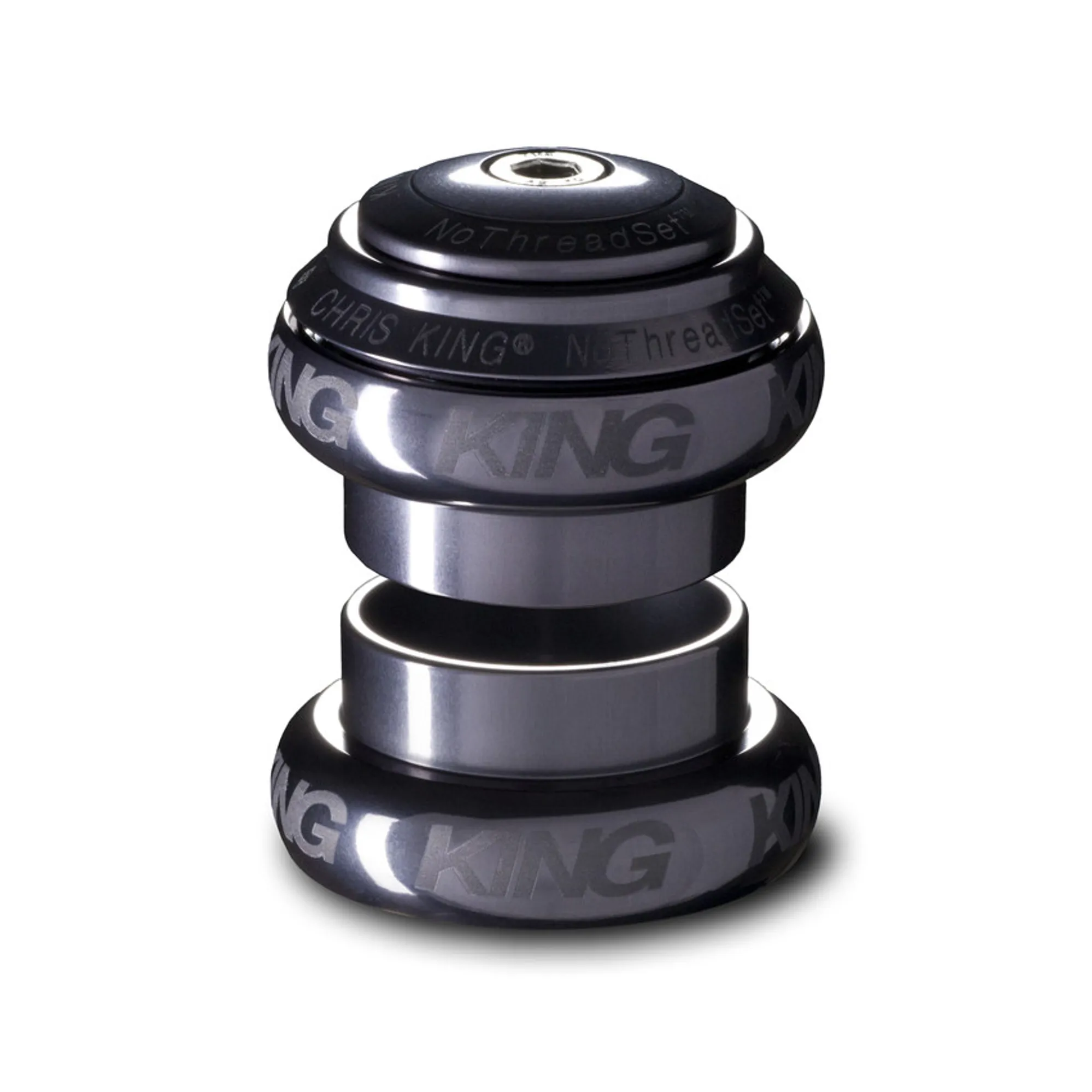 Chris King NoThreadSet 1-1/2 Pewter SV Headset - Main Image