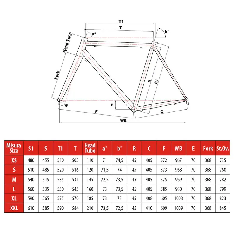 Cinelli Nemo TIG Red Road Frameset