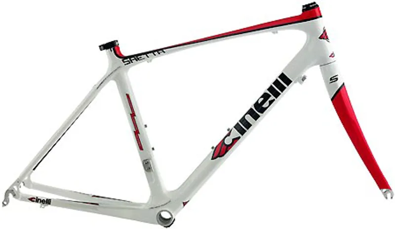 Cinelli Saetta White/ Red Road Frameset