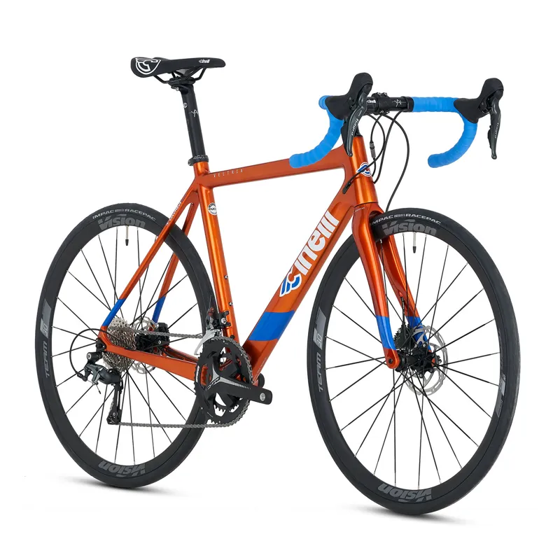 Cinelli Veltrix Disc Tiagra Hydro 2020 Road Bike Orange-1
